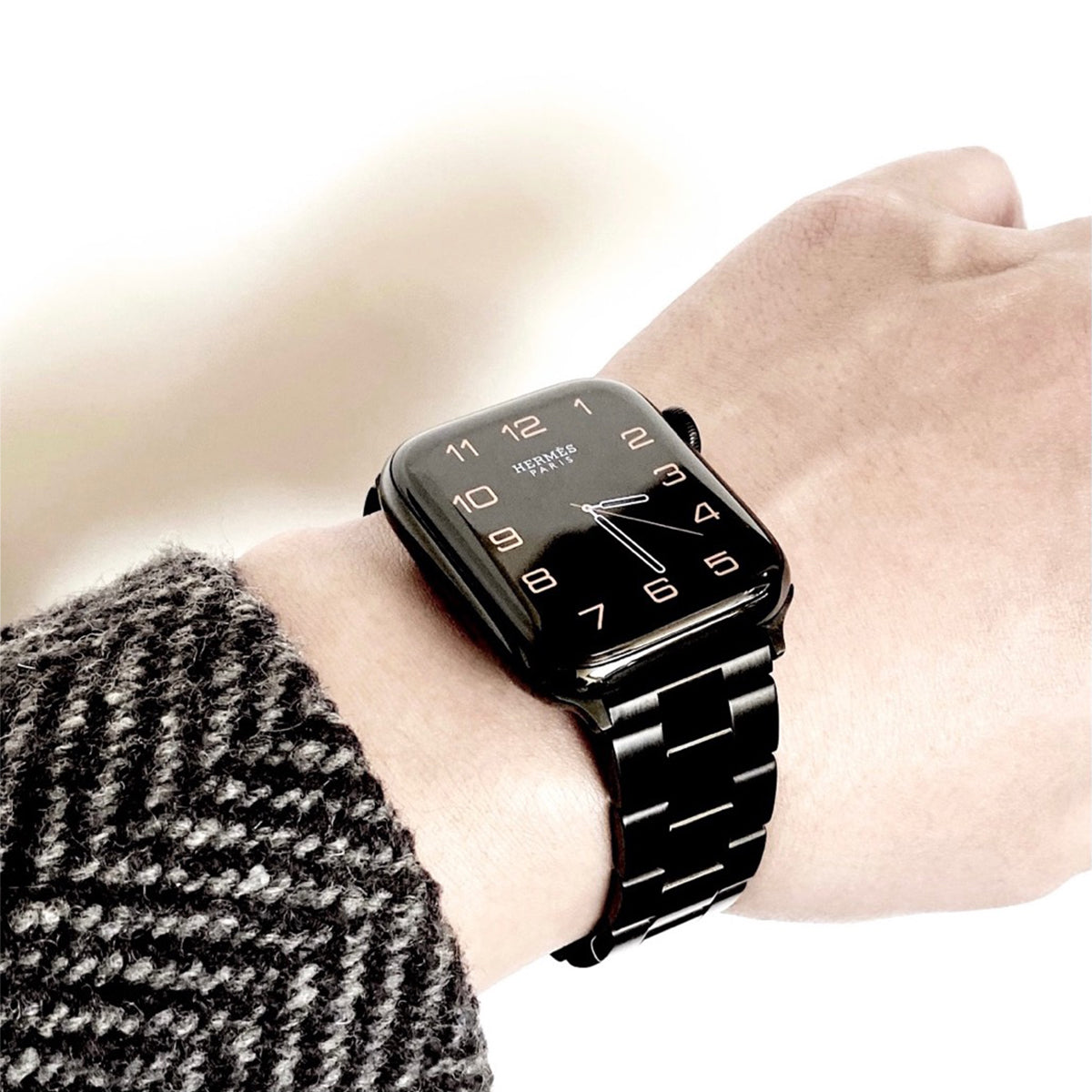 Apple Watch stainless steel band (Oyster type / BLACK)