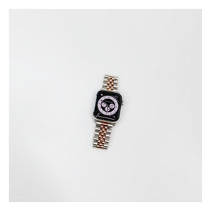 Apple Watch stainless steel band (Jubilee type / SILVER-ROSE GOLD Combination)